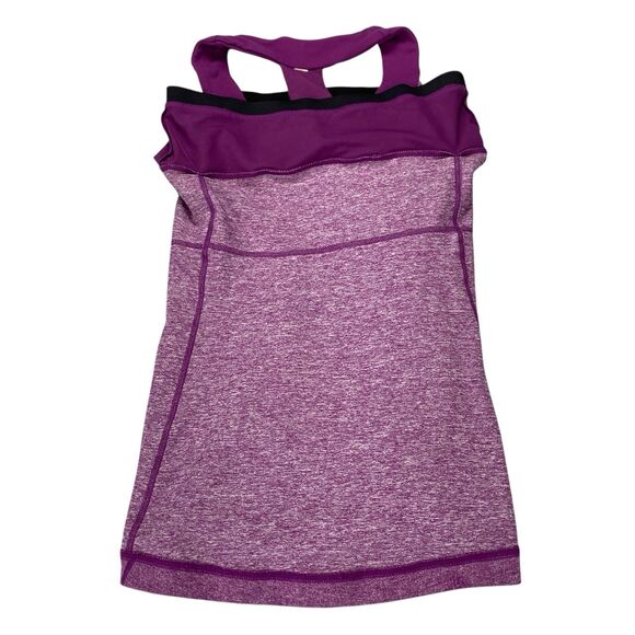 Lululemon Scoop Neck Tank Top Heathered Purple Size 8 (no pads) - Picture 11 of 15